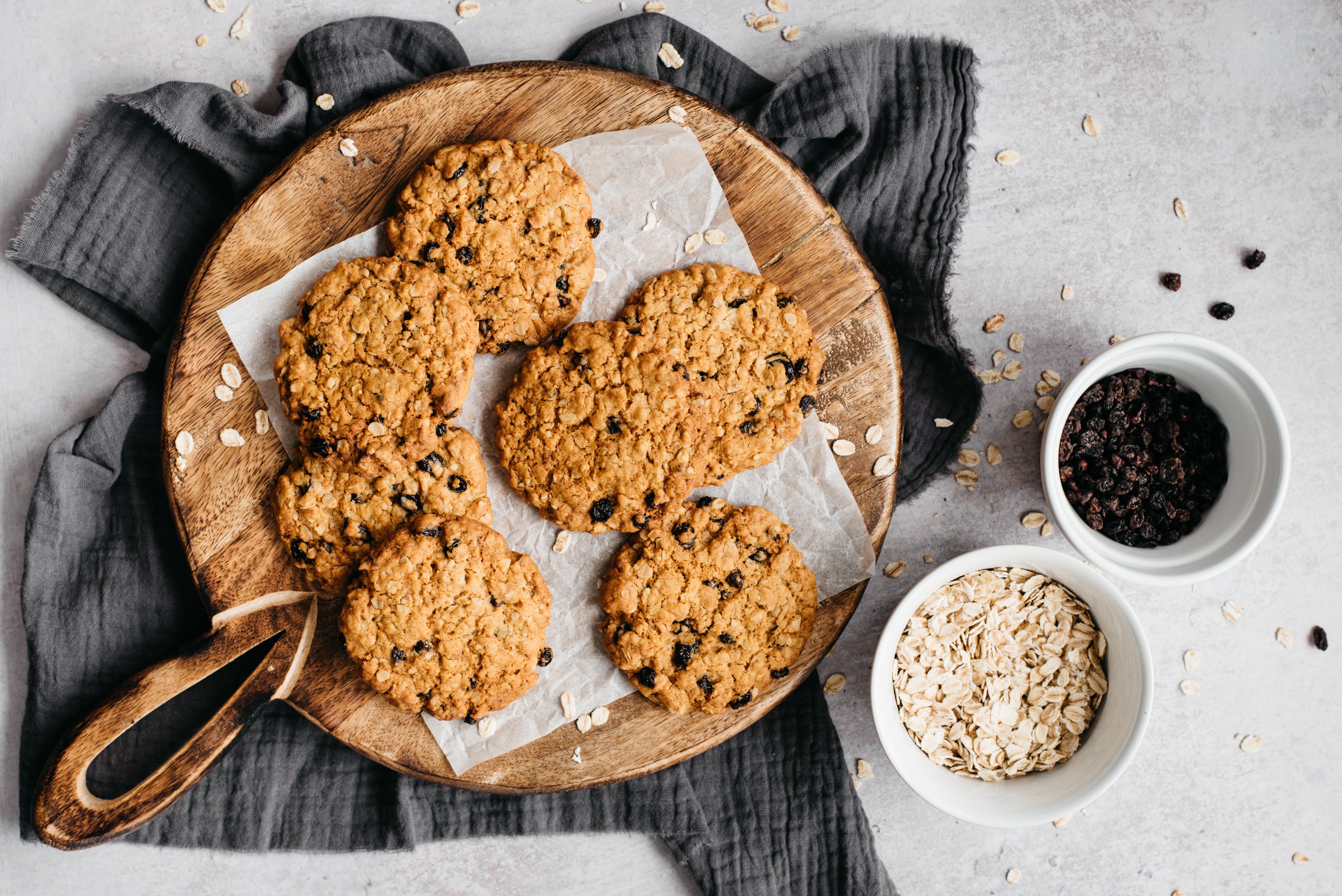 Low Sugar Oat & Raisin Cookies Recipe Baking Mad
